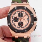 Replica Audemars Piguet Royal Oak Offshore Rose Gold Camouflage Watch 44mm